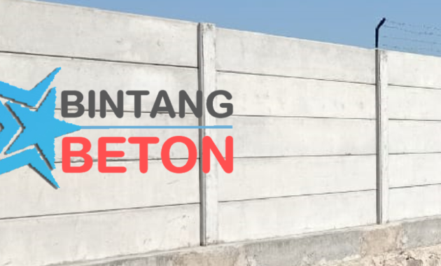 Harga Pagar Panel Beton Precast